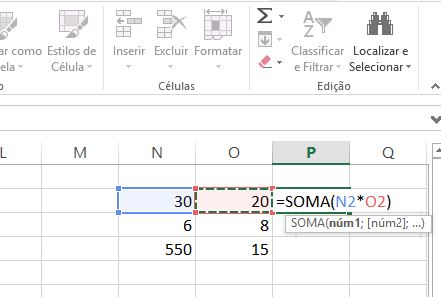 Fórmulas básica em excel básico