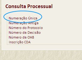 Consulta processos trabalhistas numeração única