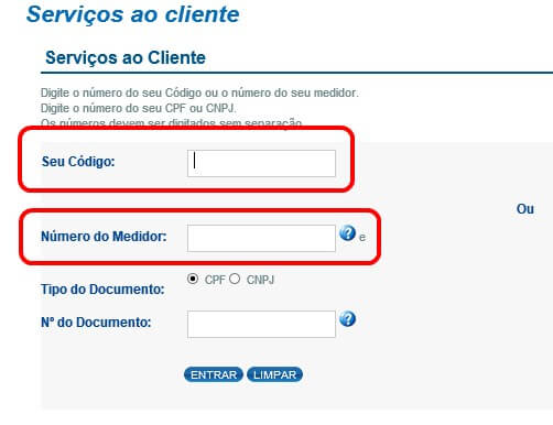 Conta de luz por email de Elektro