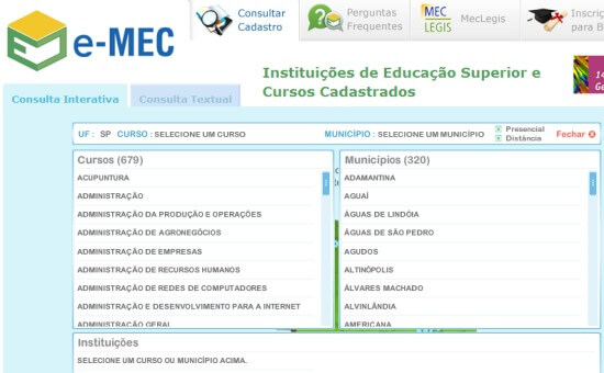 Curso superior a distância