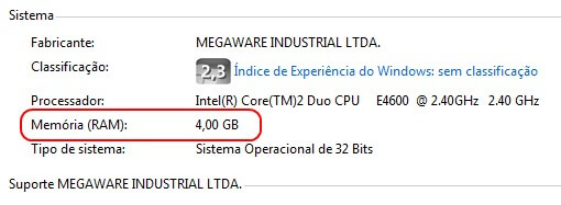 Processo de verificação da memória RAM no computador