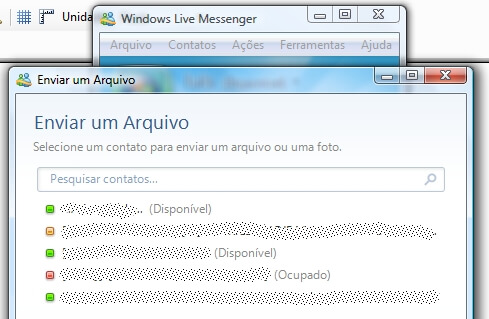 Messenger:  como enviar arquivos pelo MSN