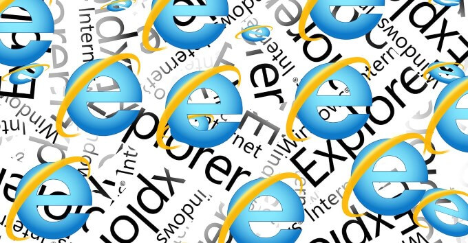 Navegador Internet Explorer da Microsoft
