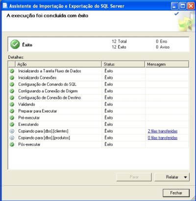 Exportar dados no SQL Server 2008 – Migração de dados