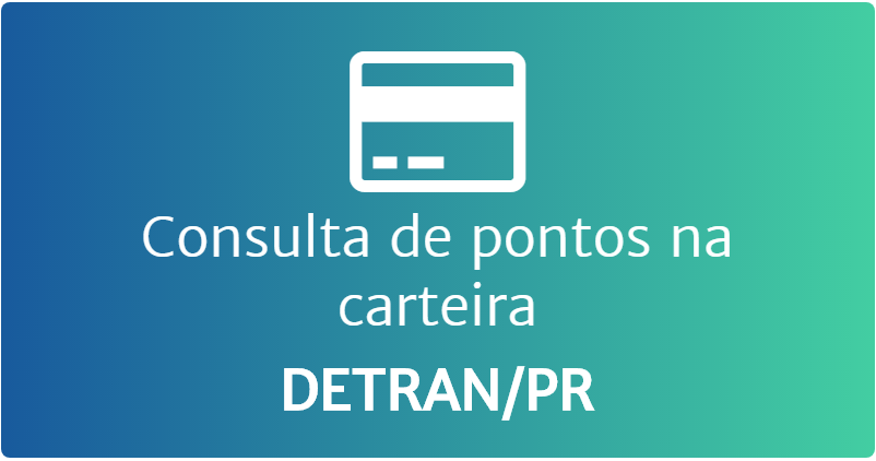 Consulta de pontos no Detran do Paraná
